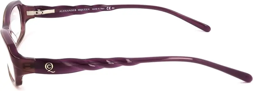 Purple Acetate Glasses Frames Alexander McQueen
