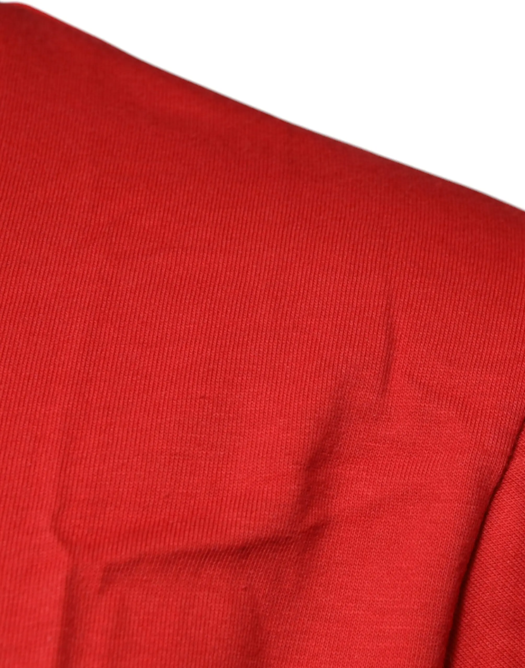T-shirt Dolce & Gabbana Red DG Logo Cotton Crew Neck T-shirt