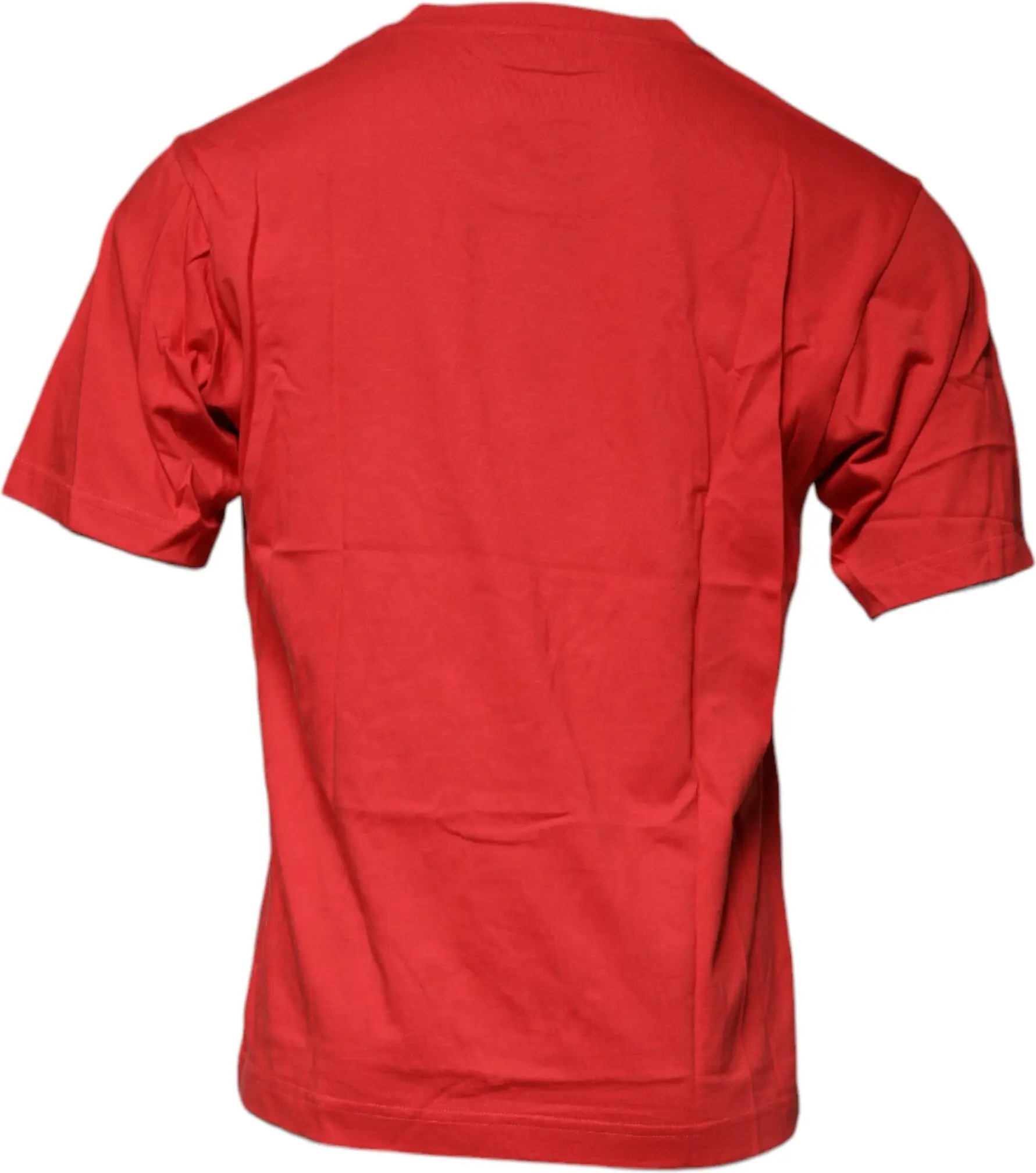 T-shirt Dolce & Gabbana Red DG Logo Cotton Crew Neck T-shirt