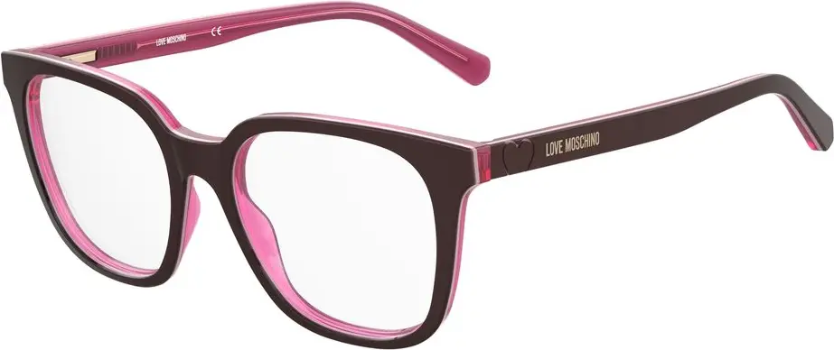 Glasses LOVE MOSCHINO Burgundy