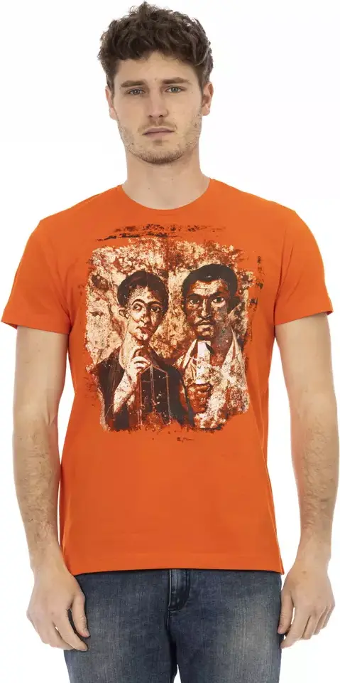 Orange Cotton T-Shirt (Javohir)