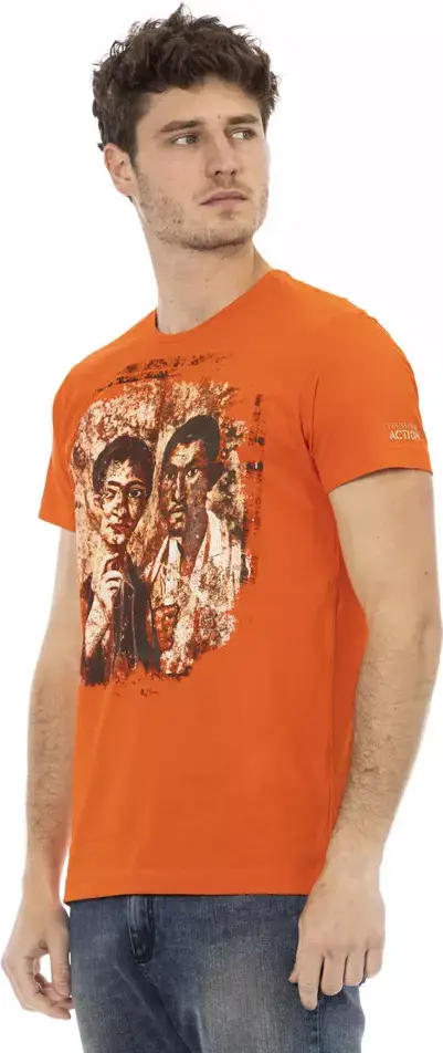 Orange Cotton T-Shirt