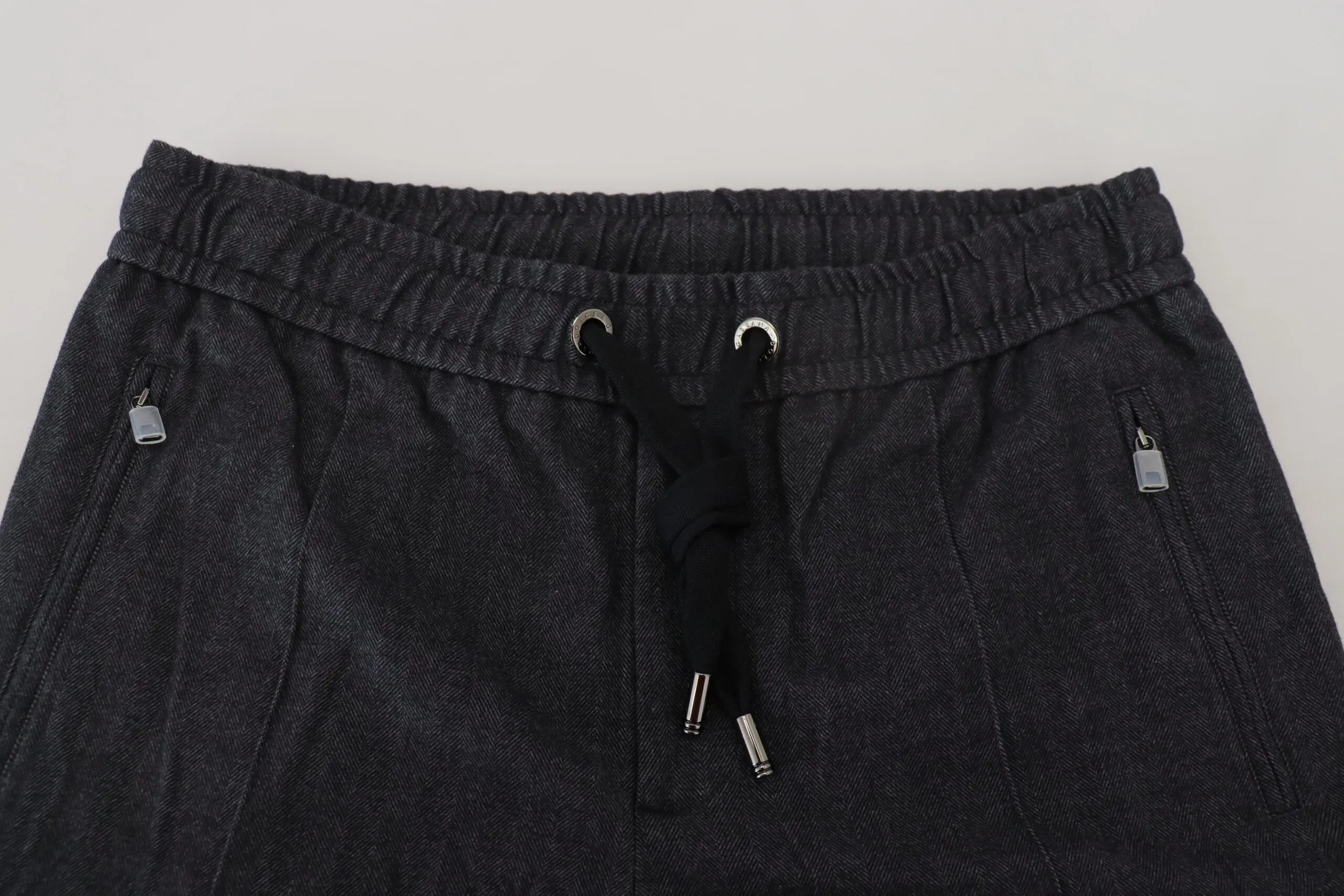Cotton Tapered Cotton Pants by Dolce & Gabbana