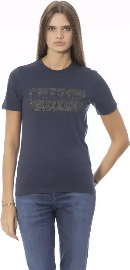 Blue Cotton T-Shirt by Baldinini Trend