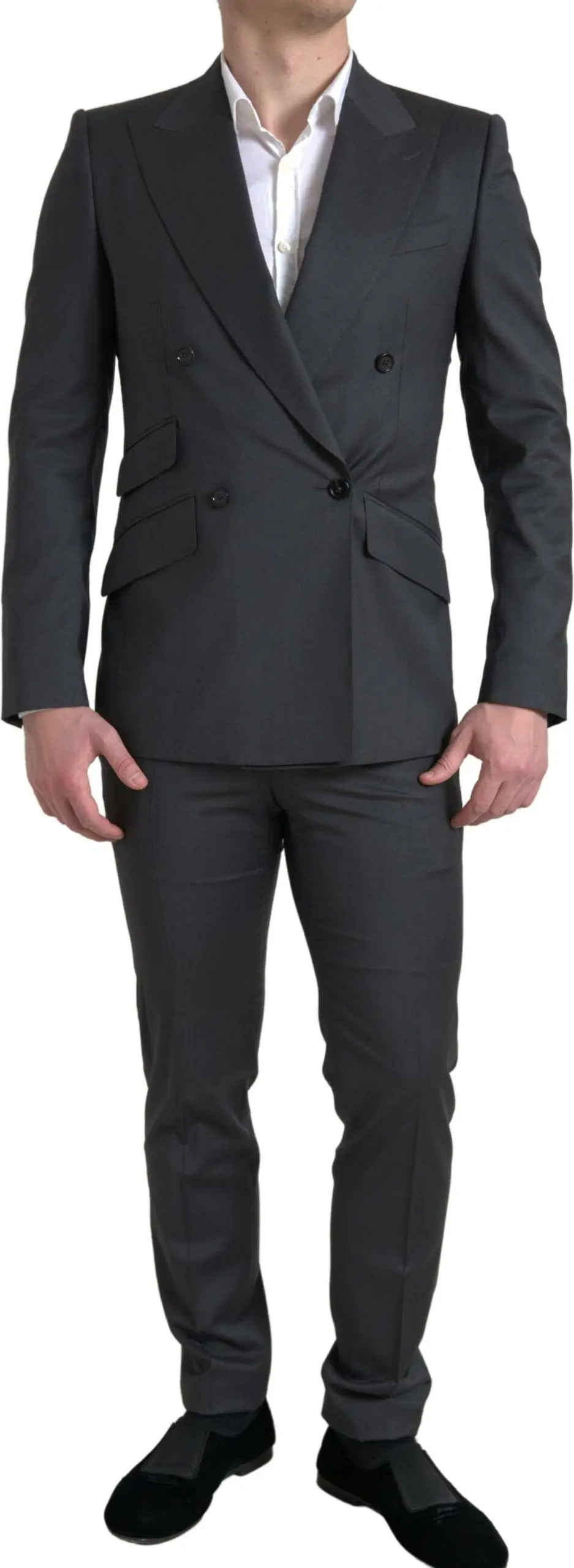 Dolce & Gabbana SICILIA ikki tomonlama tugmali kostyumi