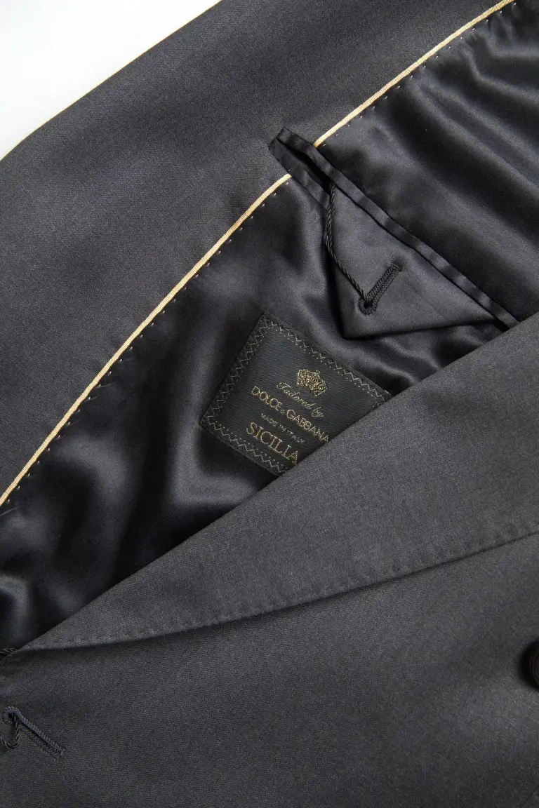 Dolce & Gabbana SICILIA ikki tomonlama tugmali kostyumi