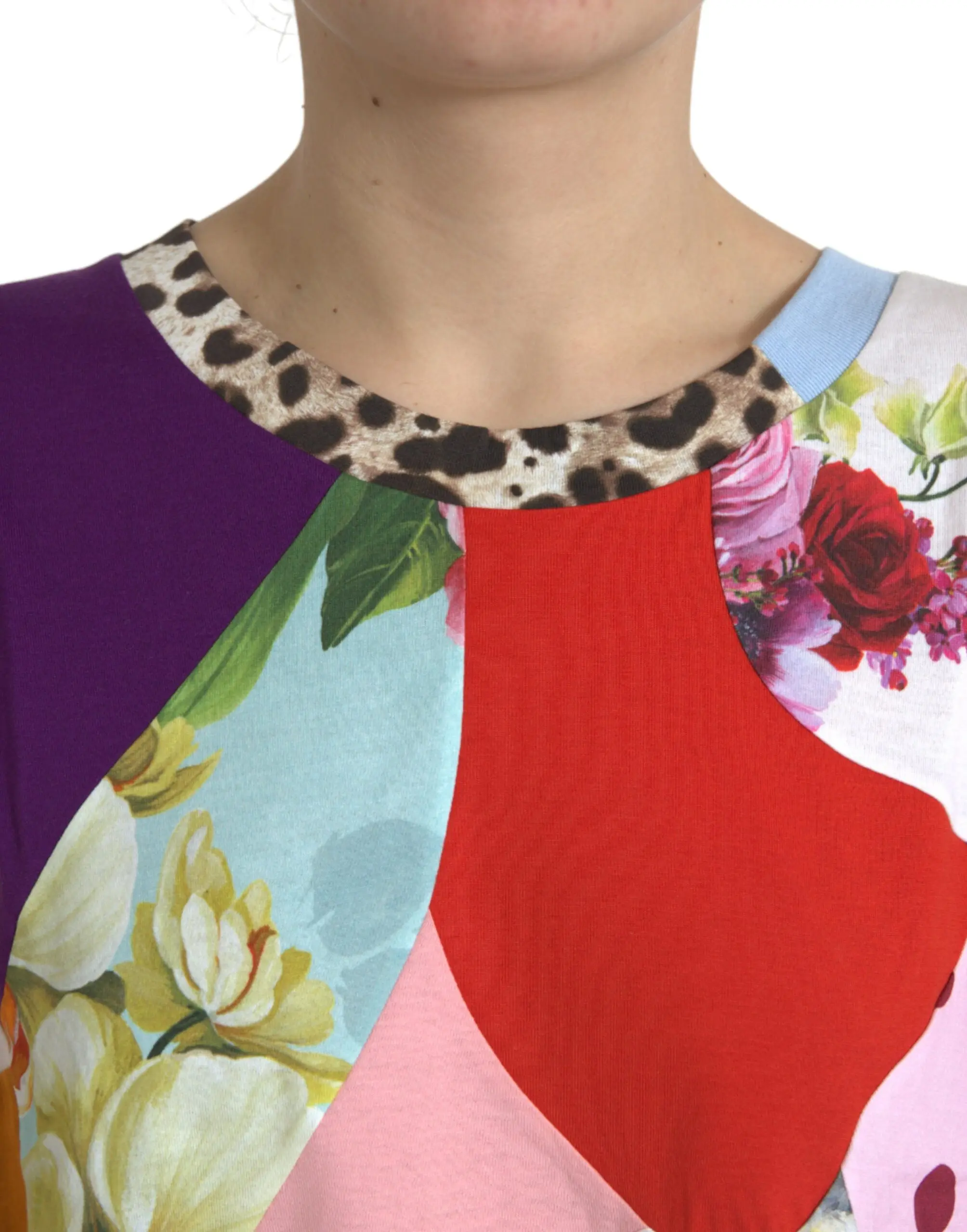 Cotton Silk Blend Blouse Top Dolce & Gabbana