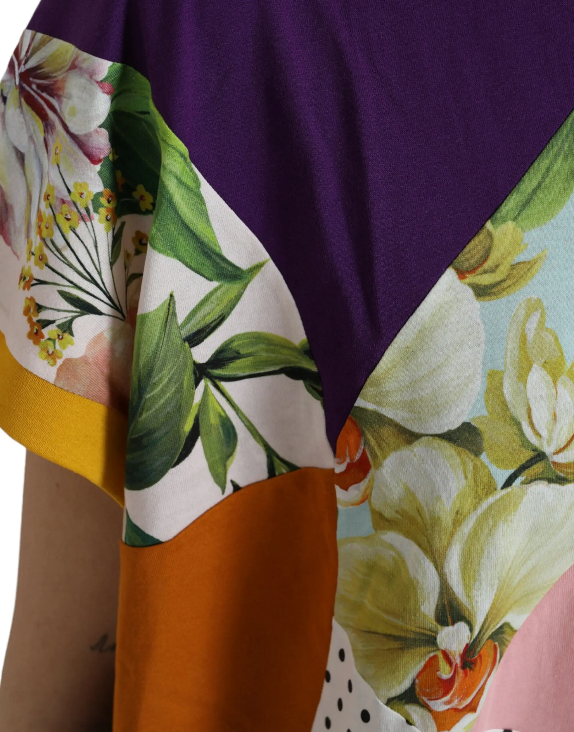 Cotton Silk Blend Blouse Top Dolce & Gabbana