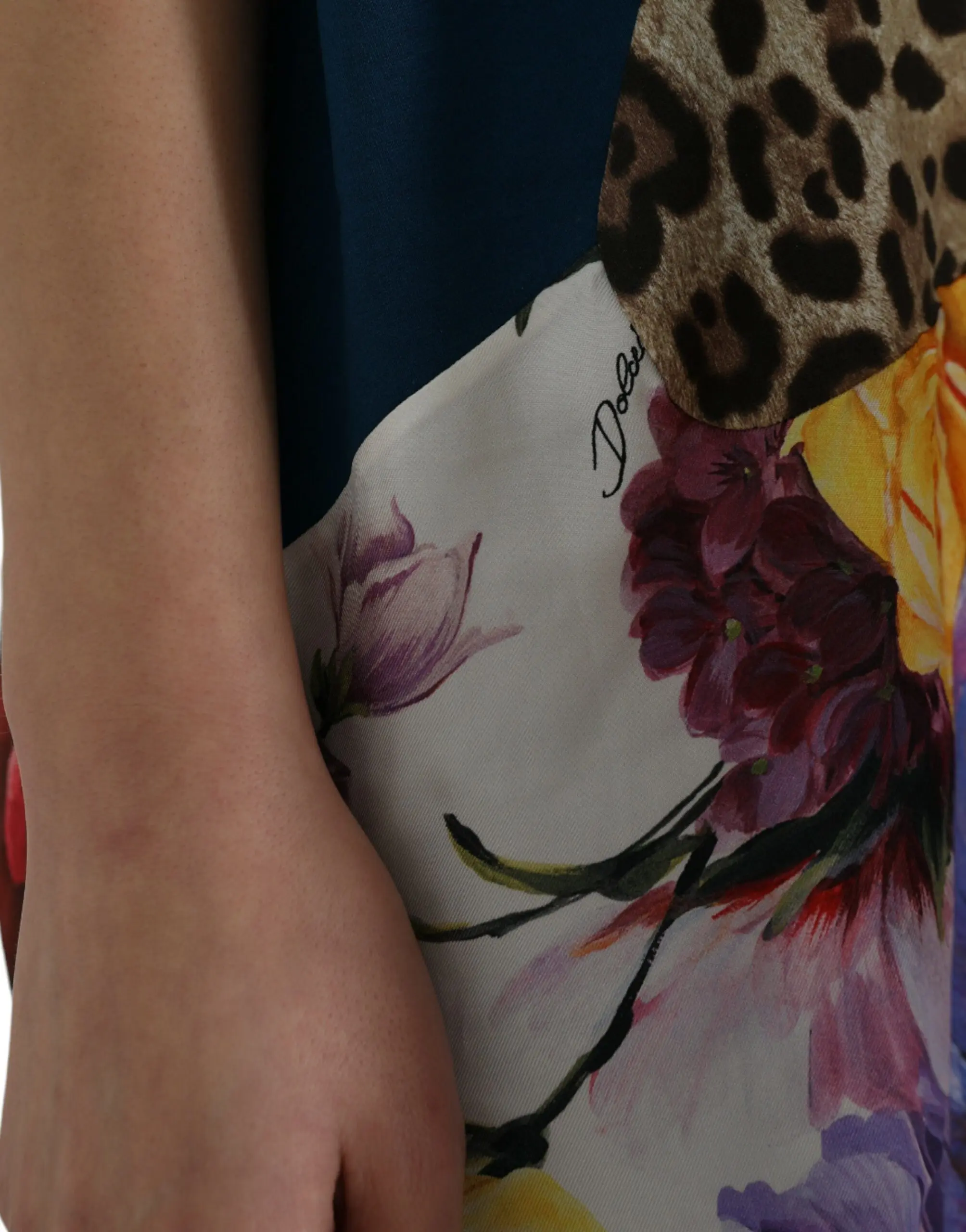 Cotton Silk Blend Blouse Top Dolce & Gabbana