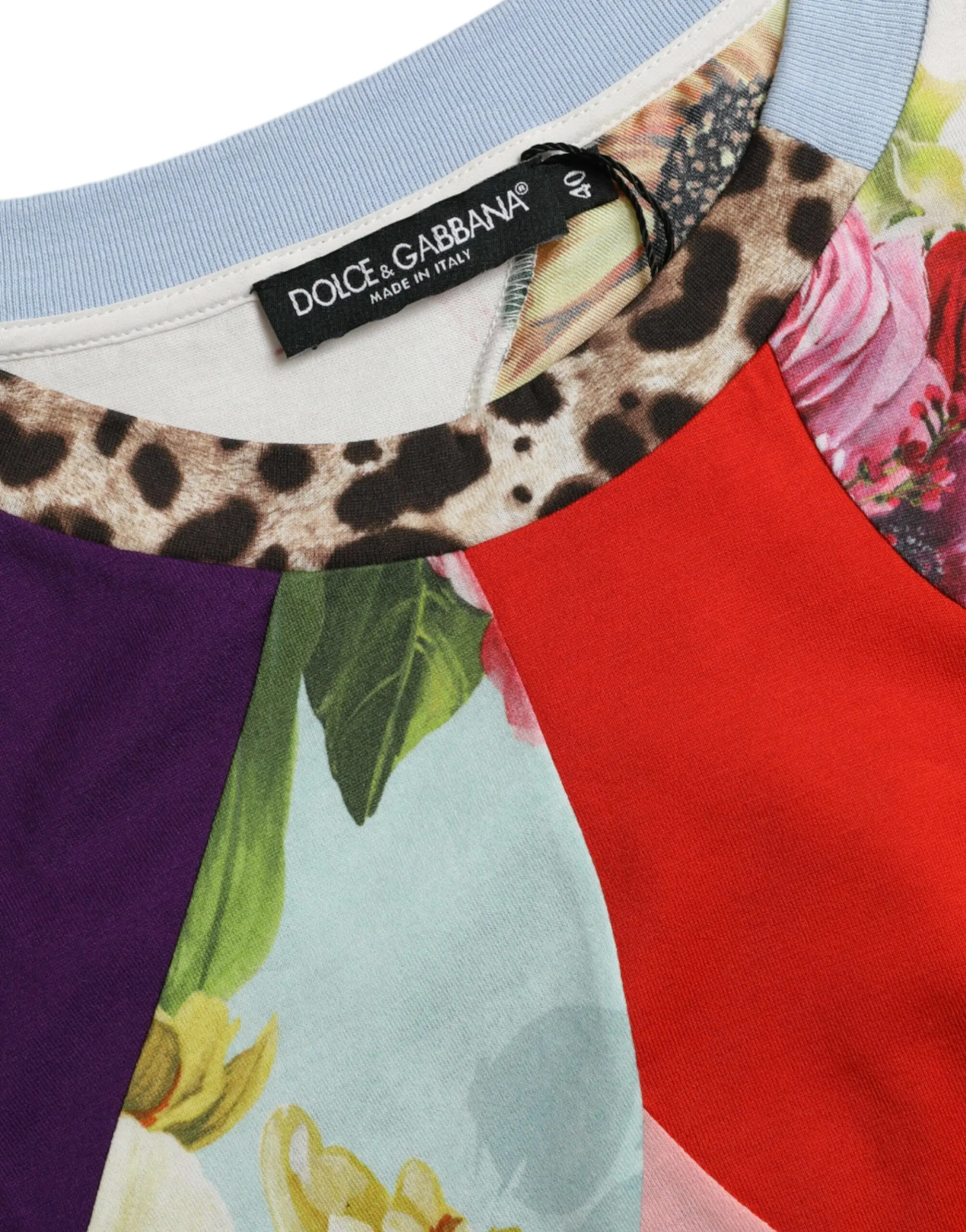 Cotton Silk Blend Blouse Top Dolce & Gabbana
