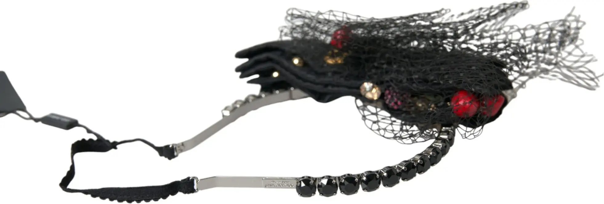 Dolce & Gabbana Kristalli Mesh Telli Bosch Diadem Bosh taqinchoq
