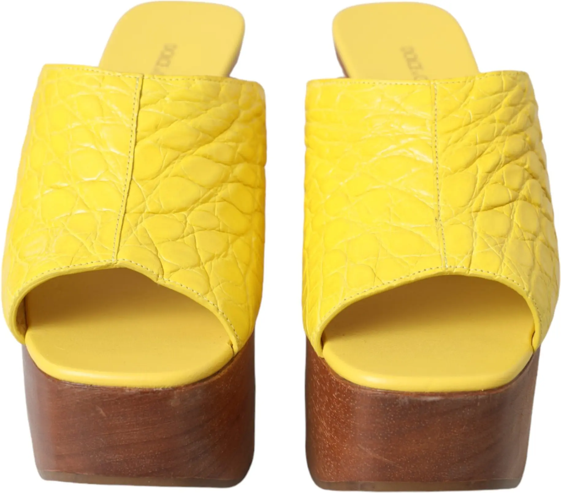 Dolce & Gabbana Mule Wedge To'piq Keng Oyoq Kiyimlari