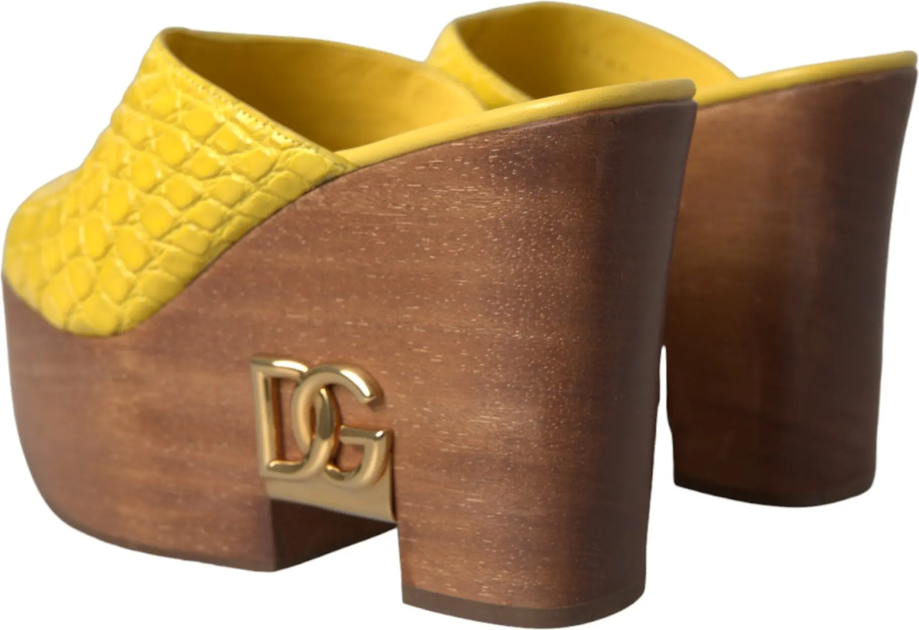 Dolce & Gabbana Mule Wedge To'piq Keng Oyoq Kiyimlari