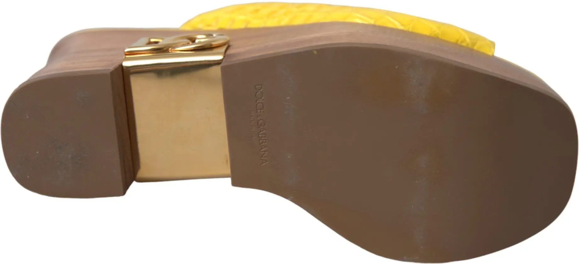 Dolce & Gabbana Mule Wedge To'piq Keng Oyoq Kiyimlari