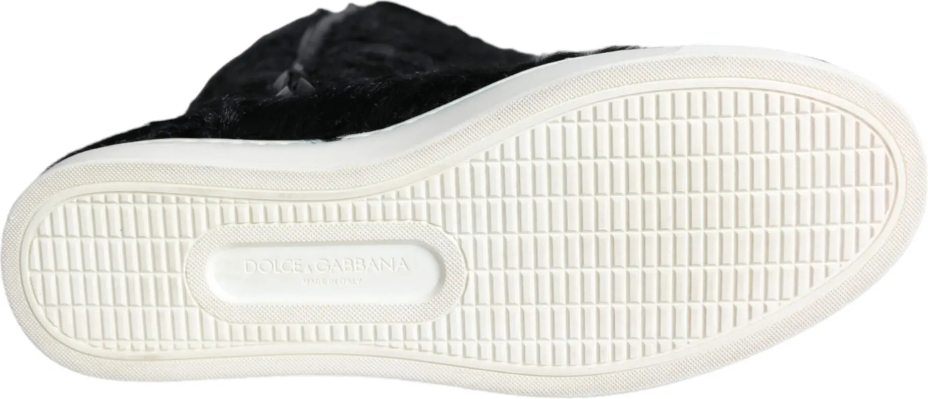 Shoes Dolce & Gabbana Black Xiangao Lamb Fur Leather Boots