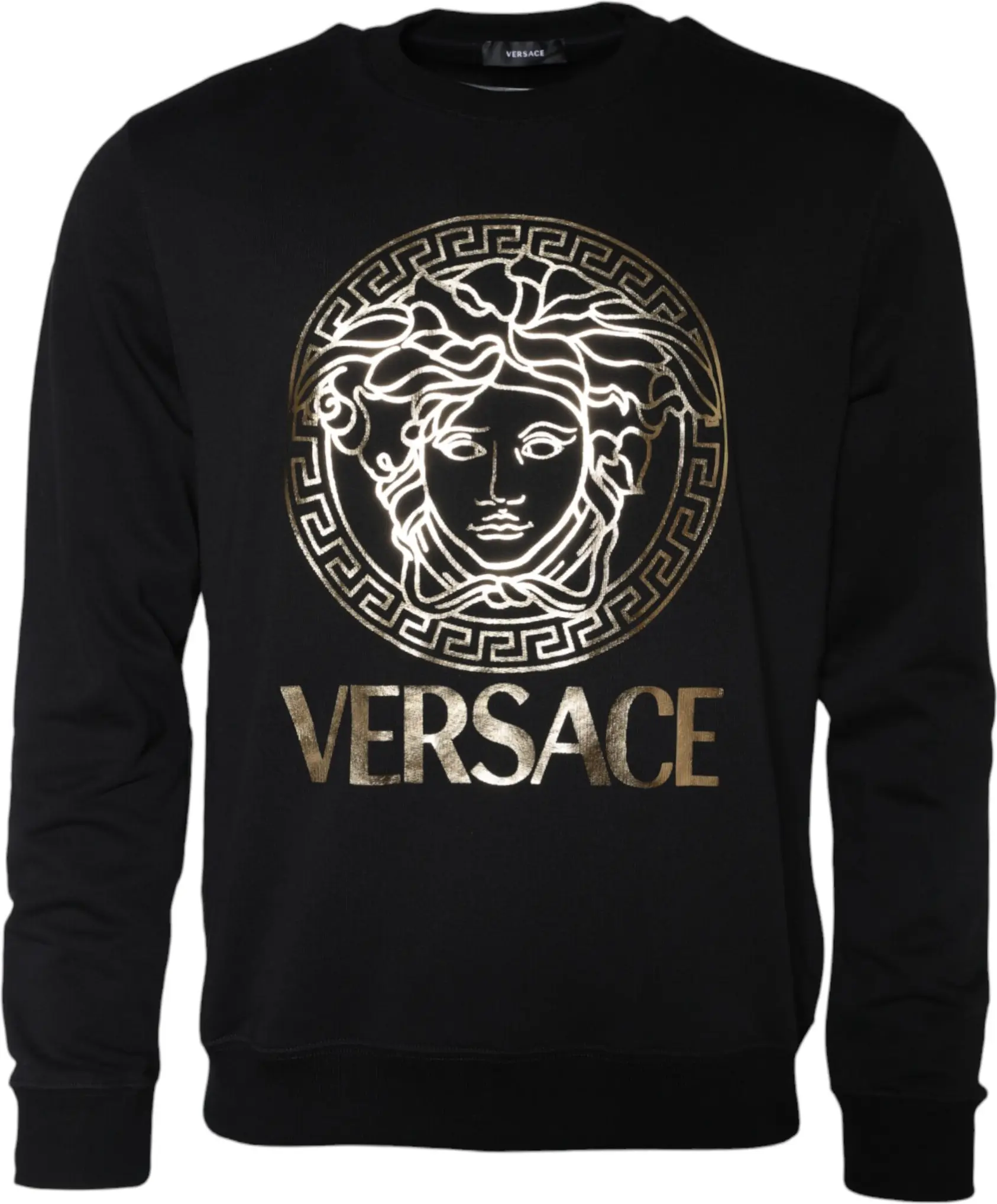 Sweater Versace Fleece Cotton Crew Neck Sweatshirt