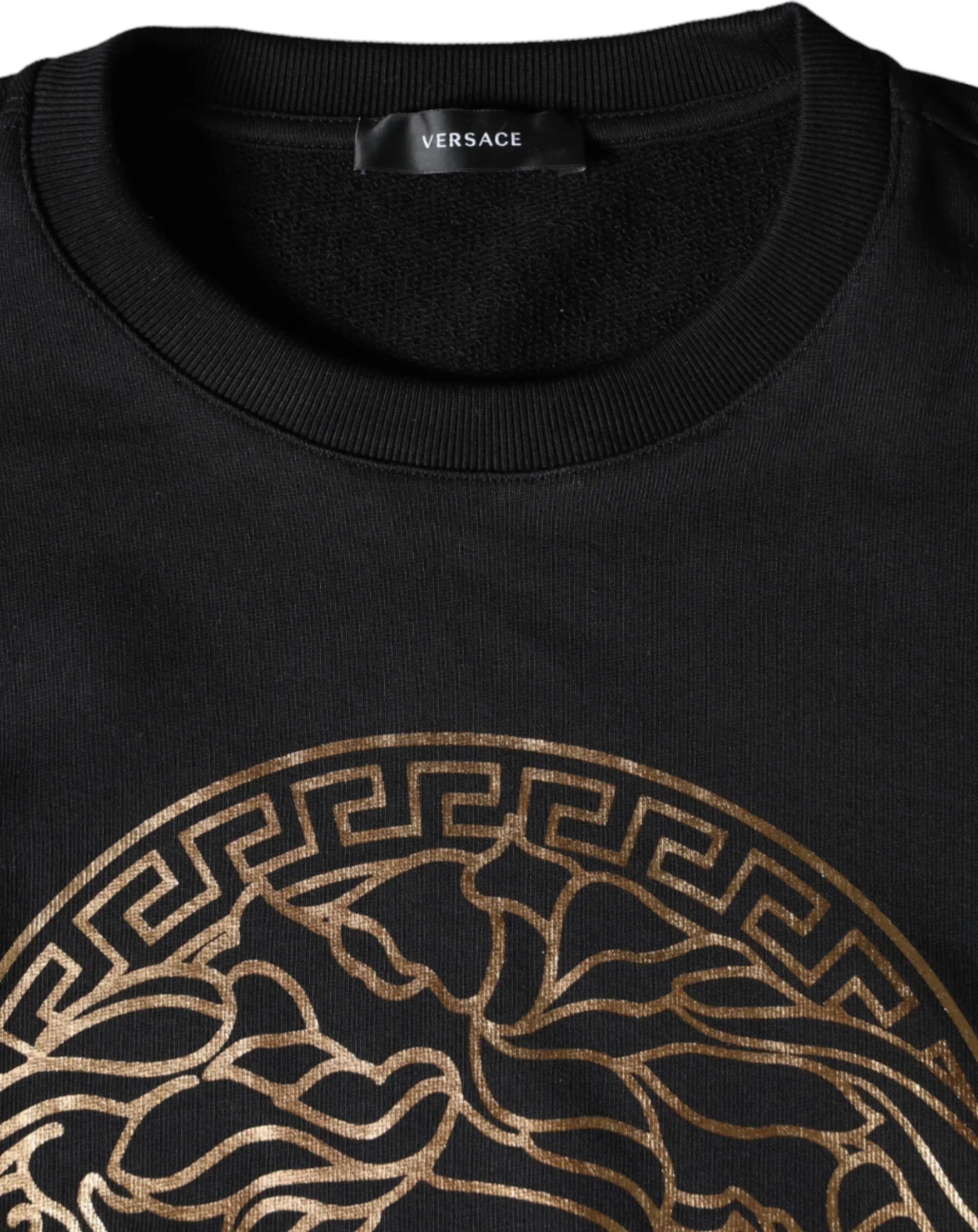 Sweater Versace Fleece Cotton Crew Neck Sweatshirt