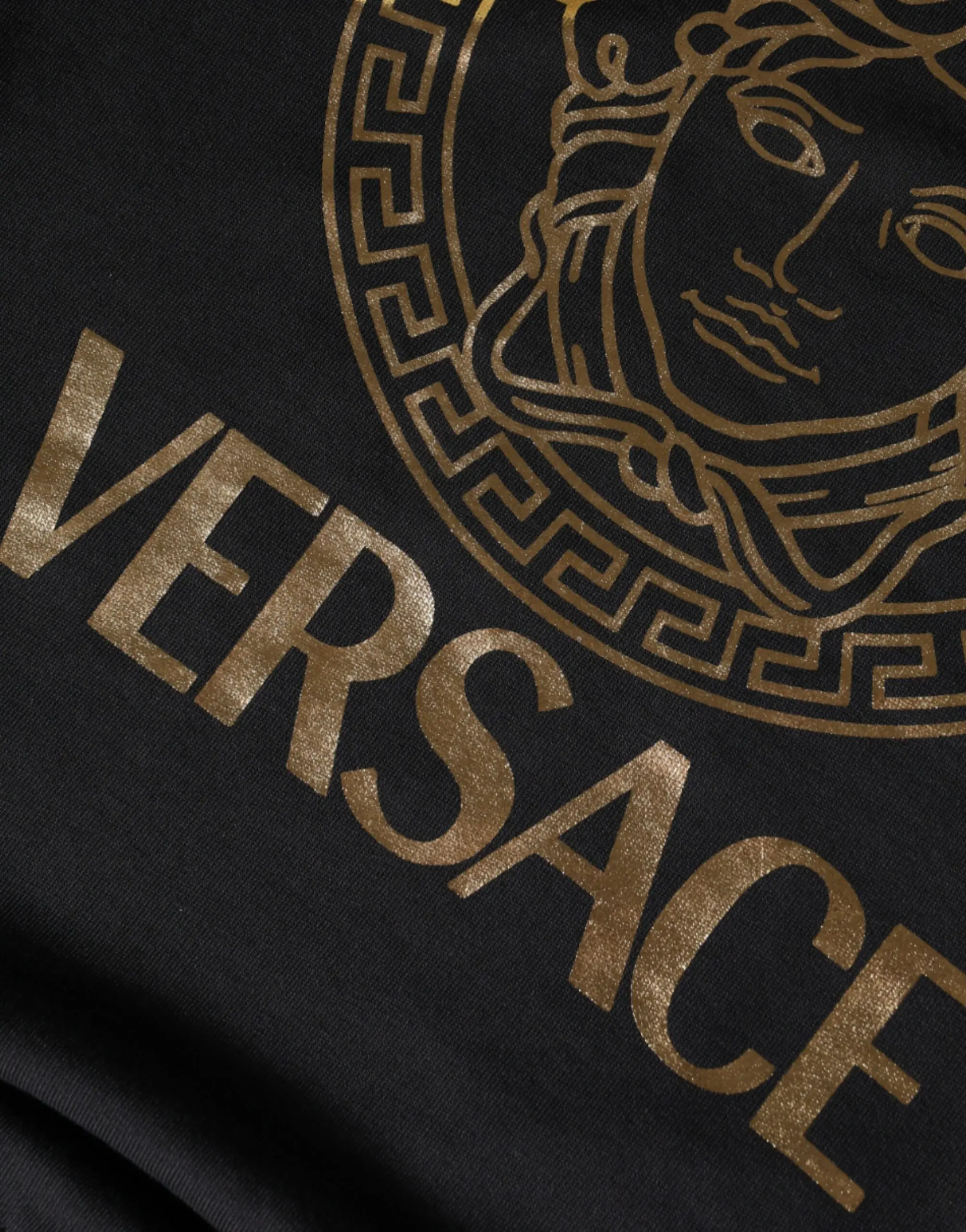 Sweater Versace Fleece Cotton Crew Neck Sweatshirt