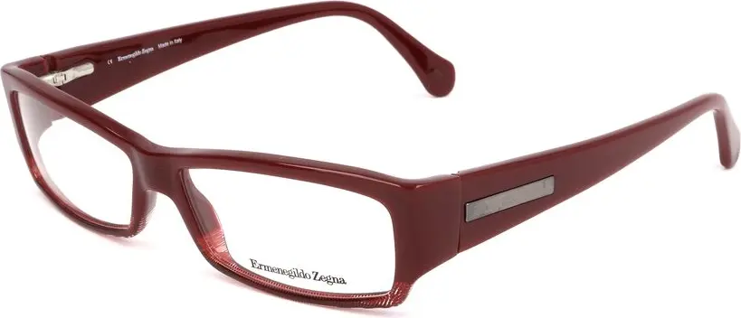 Ermenegildo Zegna Red Plastic Glasses (Frames)