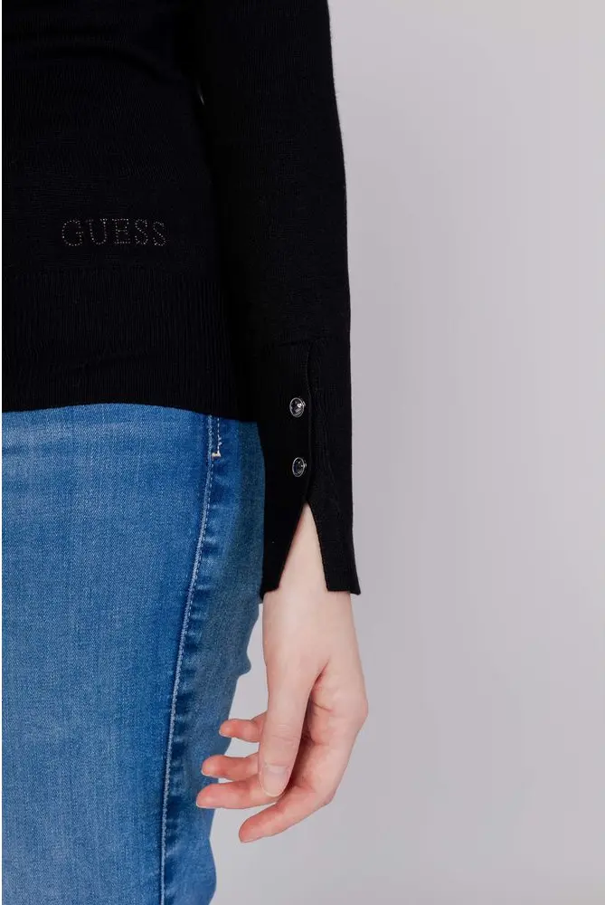 Sweater GUESS Black Cotton Sweatshirt