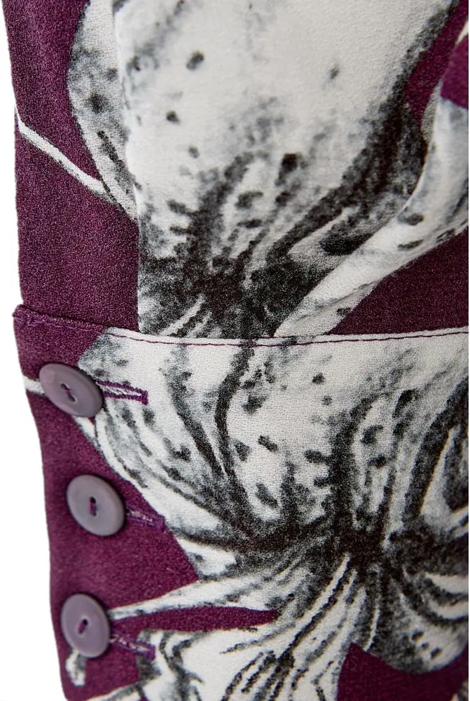Фиолетовое платье Lardini из вискозы