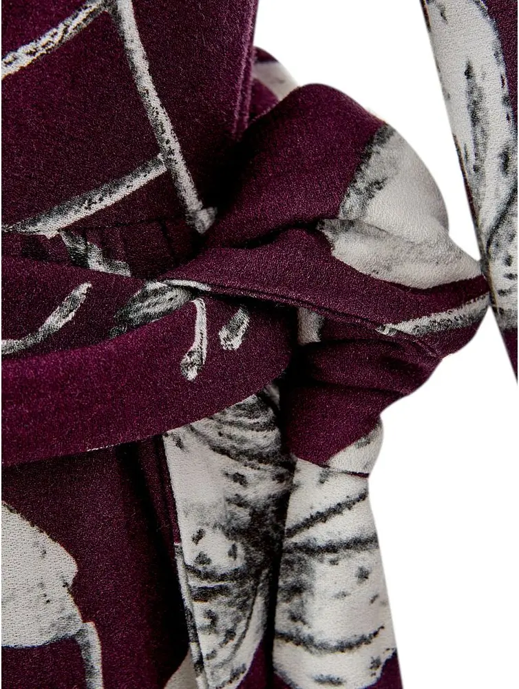 Фиолетовое платье Lardini из вискозы