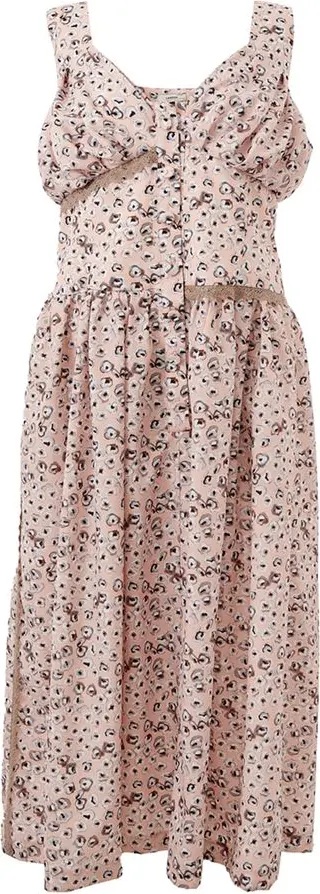 Pink Acetate Casual Dress Lardini
