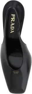 Prada Black Calf Leather Pumps
