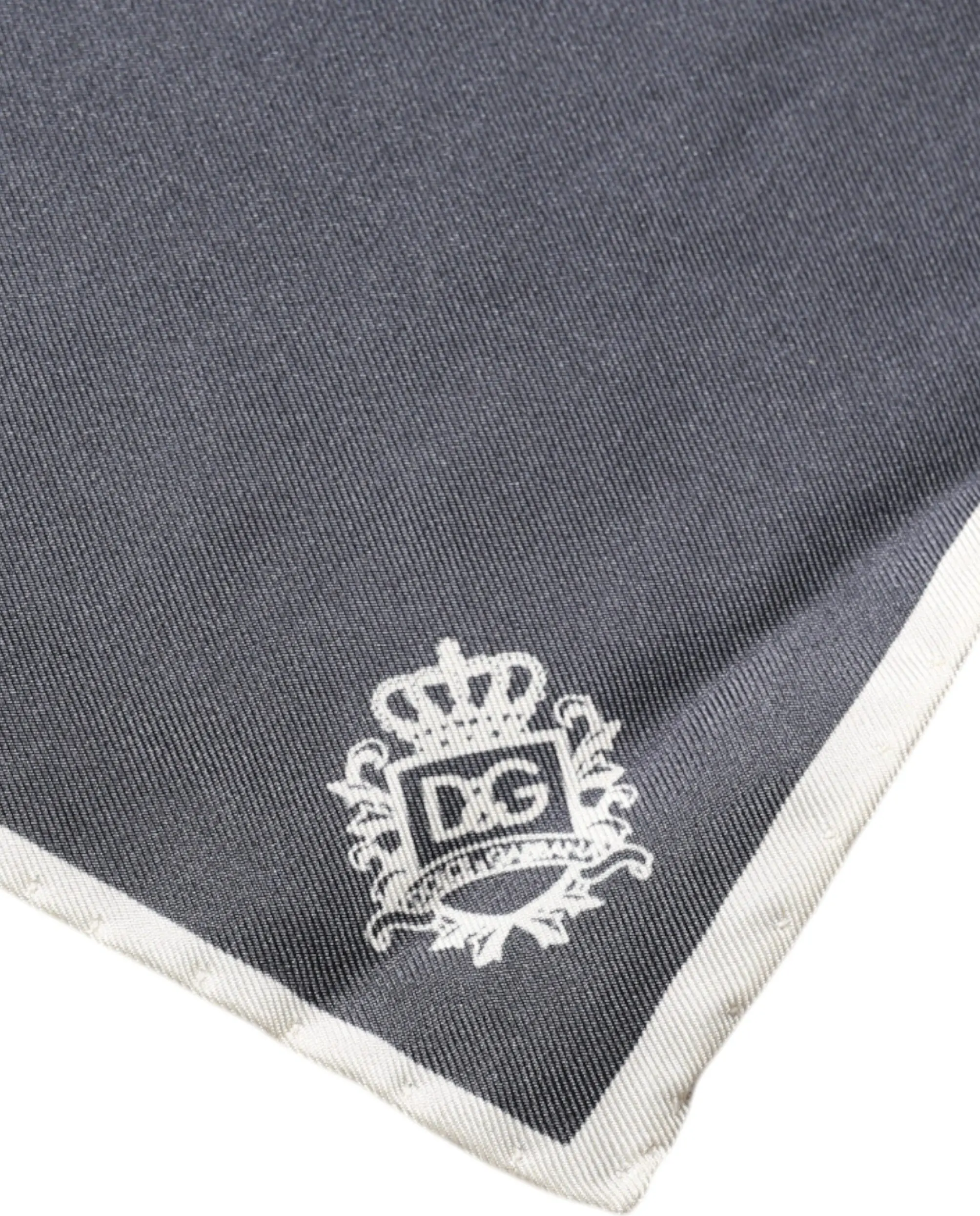 Handkerchief Scarf Dolce & Gabbana Gray Crown Logo