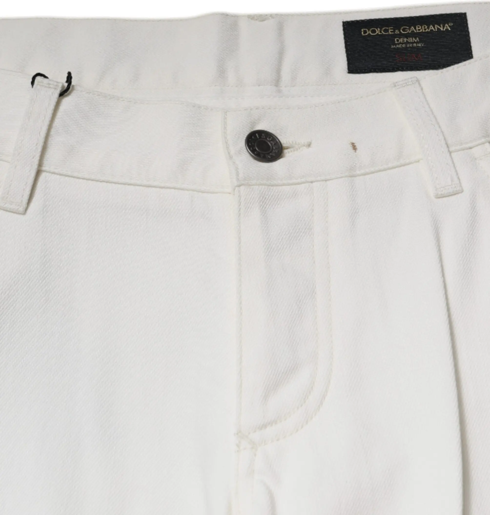 Dolce & Gabbana oq rangi paxta jinsisi