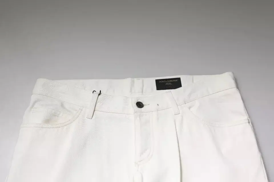 Dolce & Gabbana oq rangi paxta jinsisi