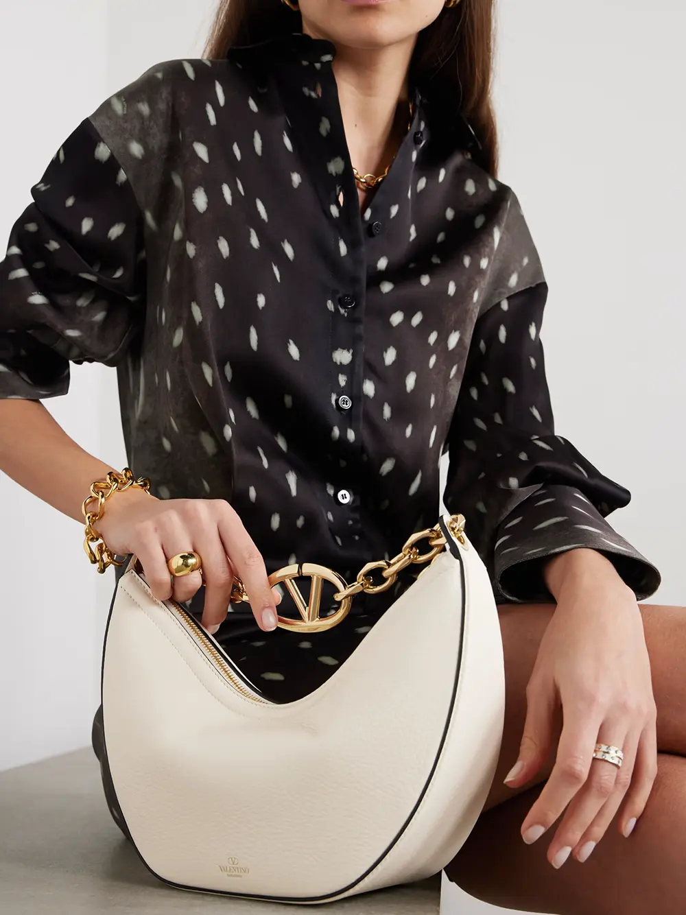 Shoulder Bag Valentino Garavani Vlogo Small Hobo