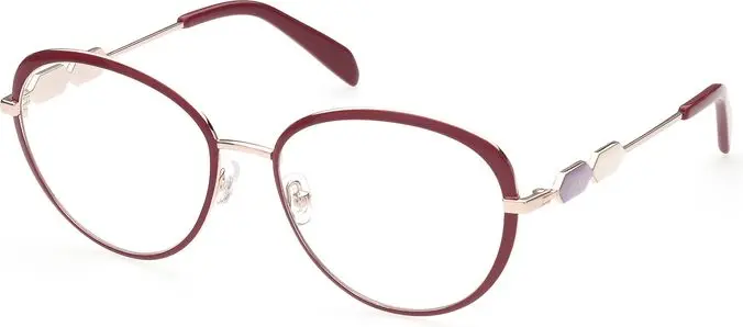 Emilio Pucci Qizil Metal Ko'zoynak