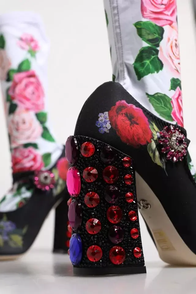 Ботильоны-носки средней длины Dolce & Gabbana