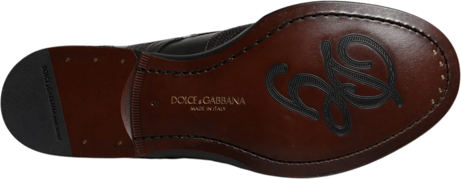 Туфли-броги из кожи Dolce & Gabbana
