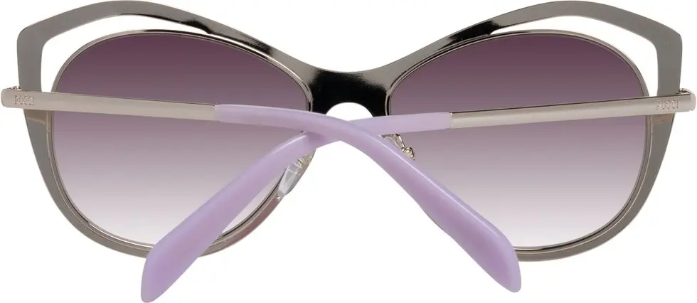 Emilio Pucci Qizil Metall Quyosh Kiyimi