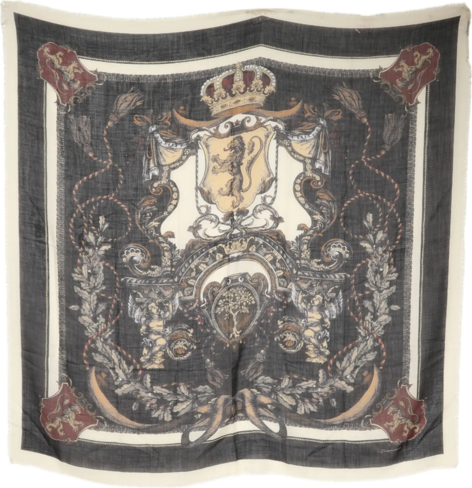Sharf Dolce & Gabbana Multicolor Kashemir Fossh Foulard Sharf