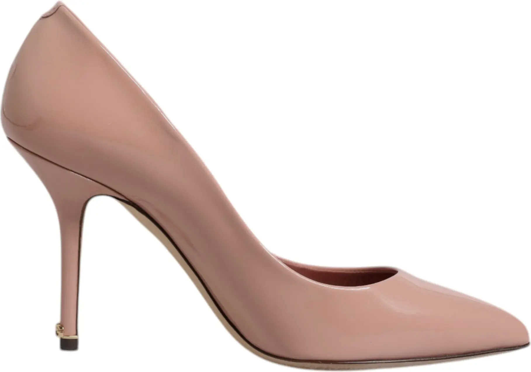 Dolce & Gabbana - Qizil Patent Teri Stiletto To'pi Chaqalar