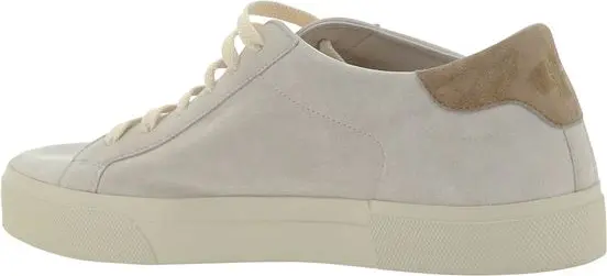 Cream White Leather Sneakers by Brunello Cucinelli