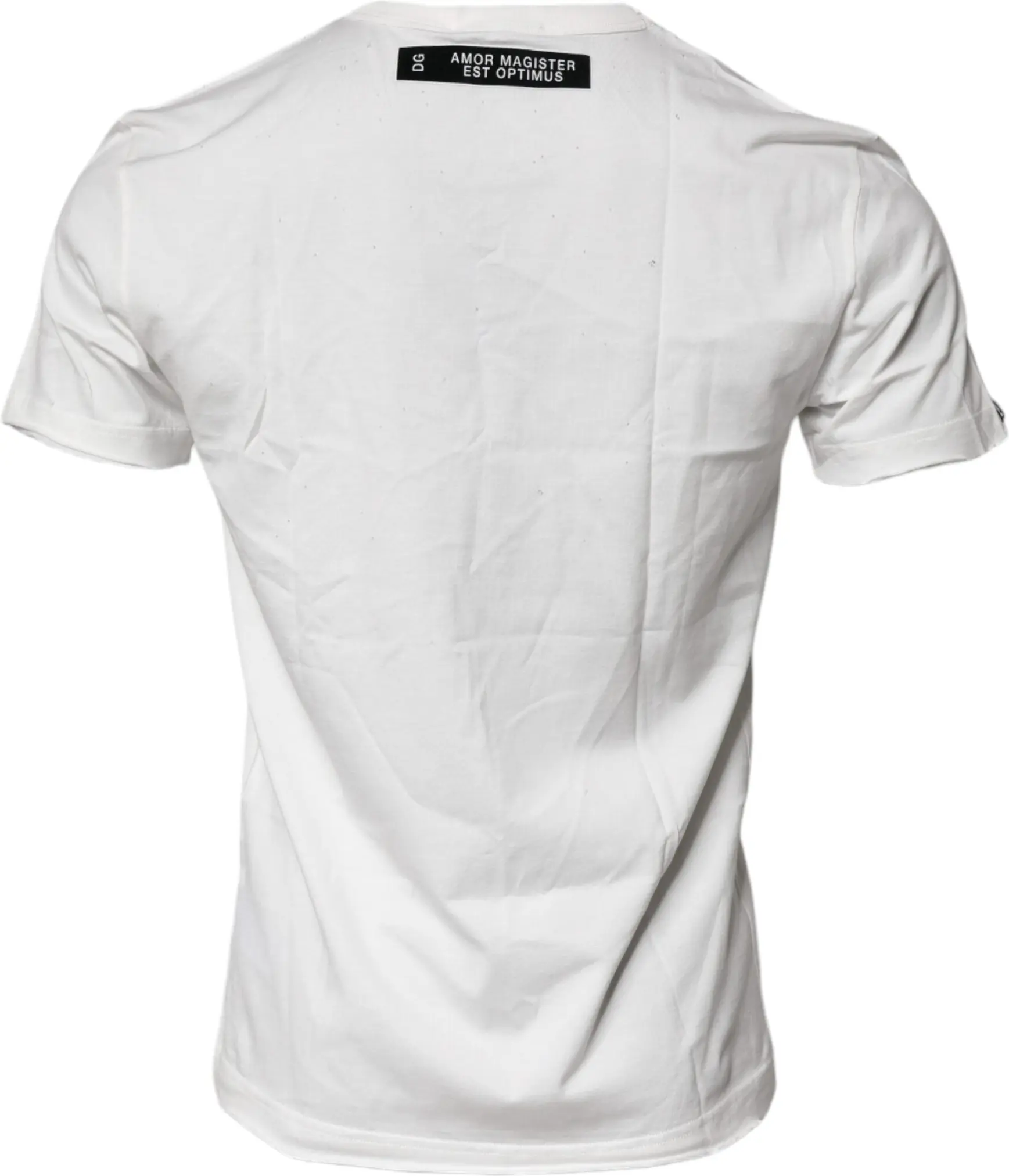 Graphic Print Cotton Crew Neck T-shirt Dolce & Gabbana