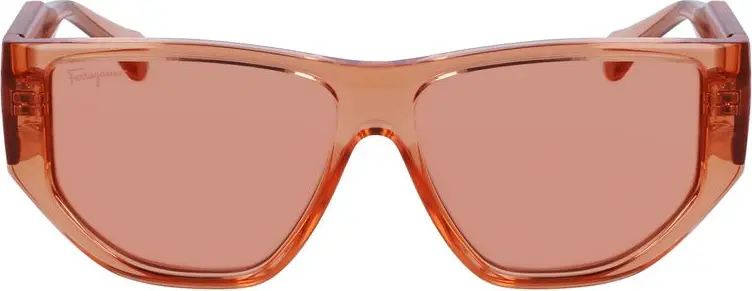Sunglasses Ferragamo Orange Injected