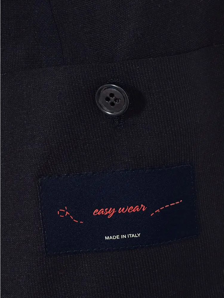 Lardini Elegent Moviy Paxta Kostyumi