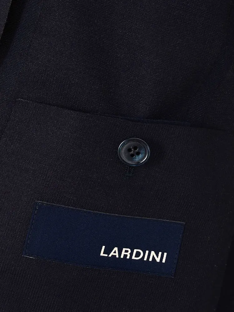 Lardini Elegent Moviy Paxta Kostyumi