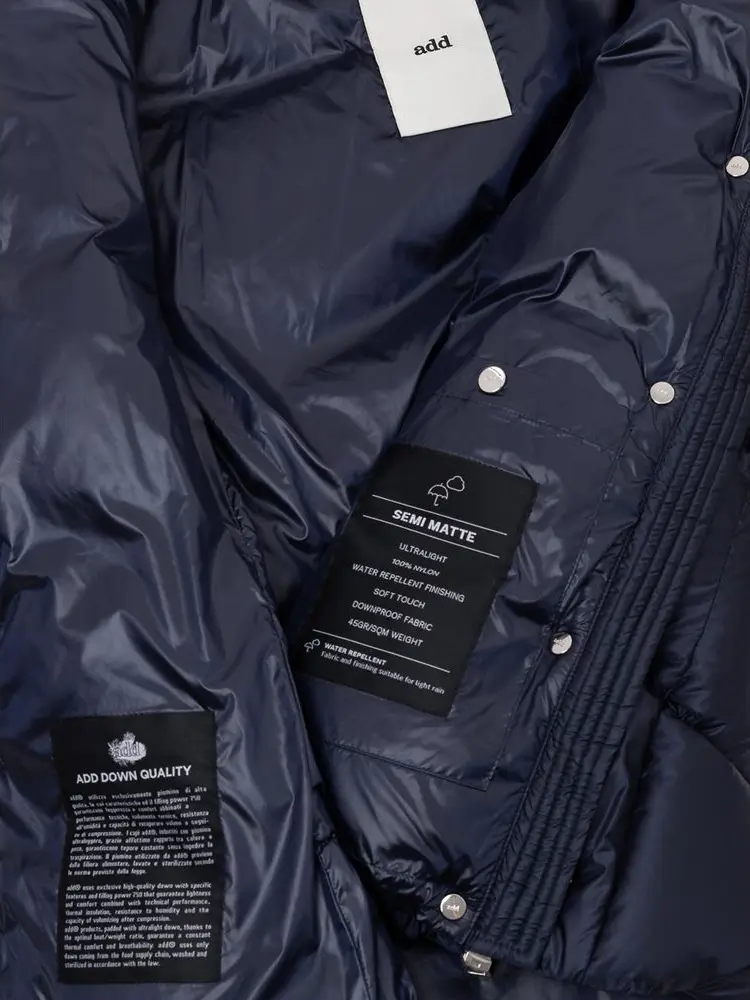Blue Polyamide Coat