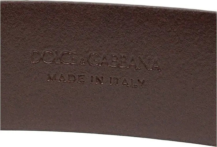 Belt Dolce & Gabbana Velvet Logo Belt