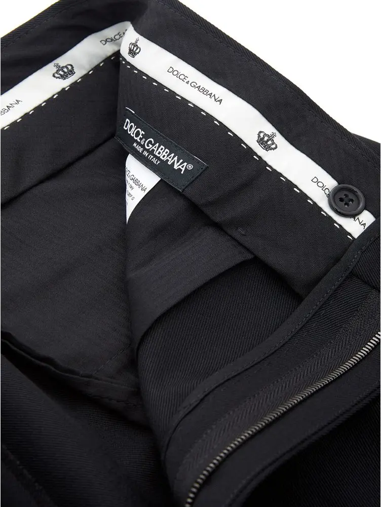Брюки из полиэстера Dolce & Gabbana