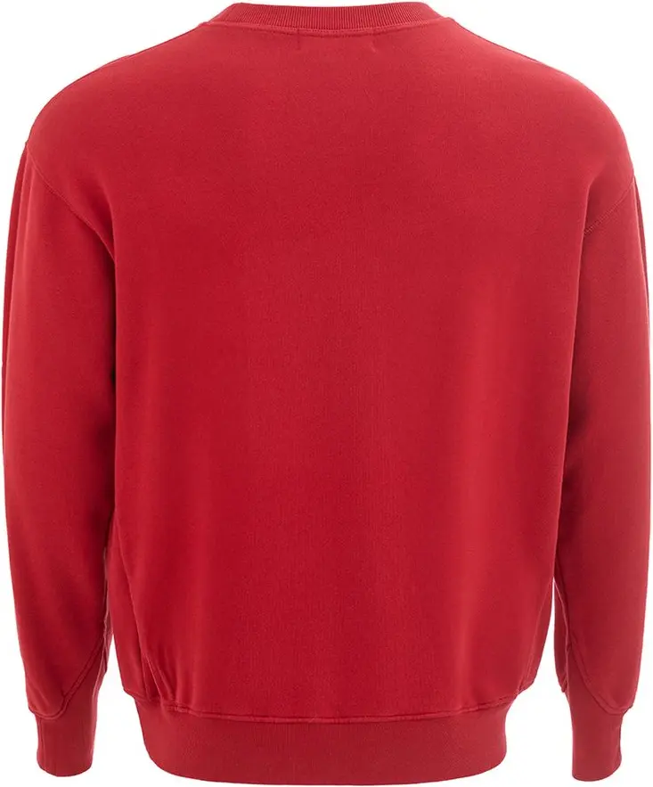 Red Cotton Sweatshirt