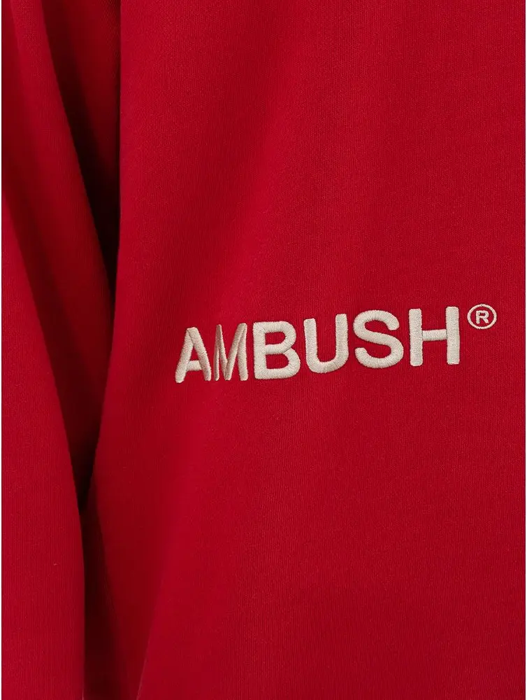 Red Cotton Sweatshirt