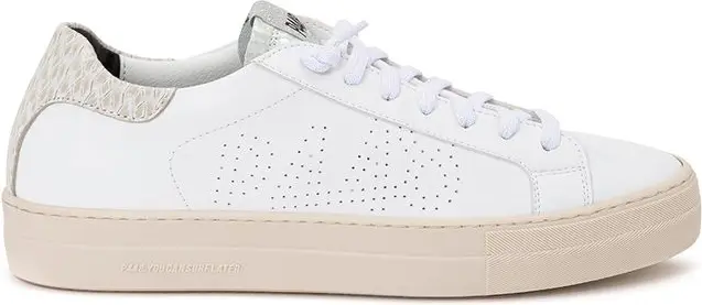 P448 oq teri pastki sport poyabzallari