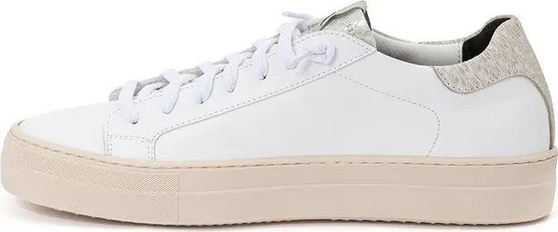 P448 oq teri pastki sport poyabzallari